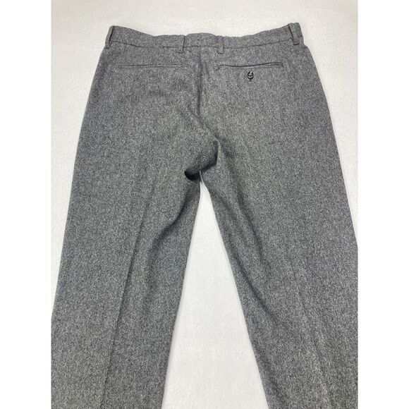 Ted Baker Gray Charcoal Wash Straight Leg Regular Fit Wool Pant Mens 36x30 NWOT - Picture 9 of 11